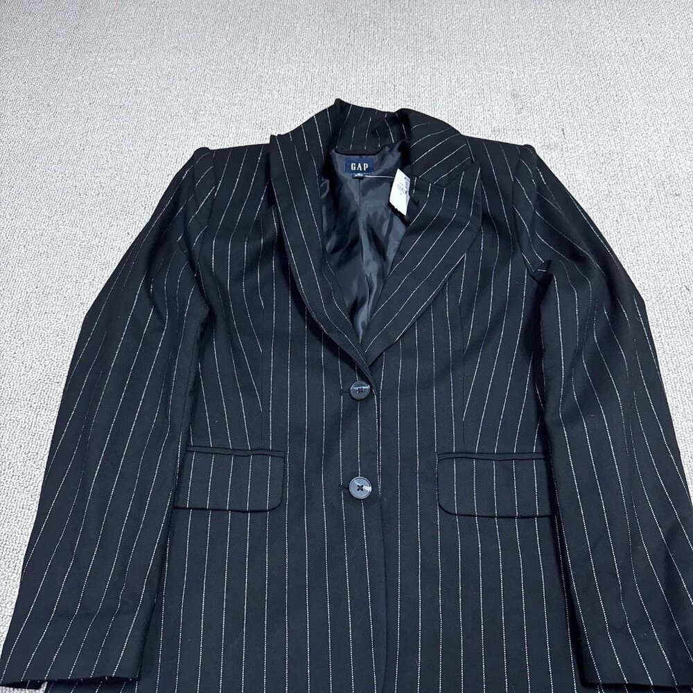 Gap Blazer Jacket Black Long Sleeve Women’s Size Small NWT - Picture 6 of 11